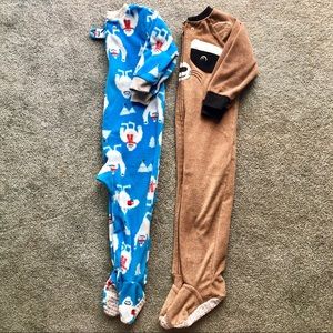 Carters 2 piece fleece sleep& play 18 months